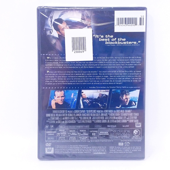 ✨4/$35✨ Die Hard 2: Die Harder DVD - Picture 3 of 3